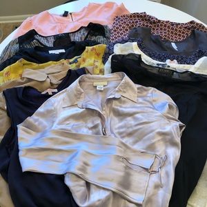 Banana Republic etc Womens blouse lot 12 size s